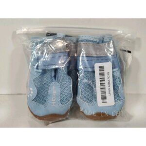 HC Pet Dog Boots Shoes Reflective Size 6 Light Blue NIP